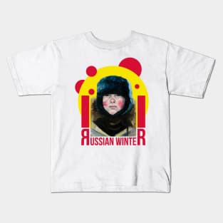 Russian winter Kids T-Shirt